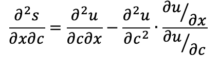 Substituted equation